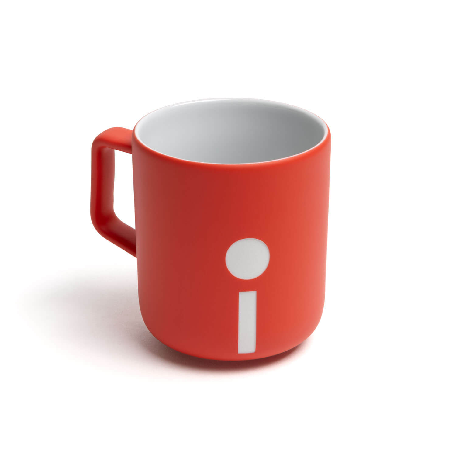 Tasse in weinor Markenrot mit Wortmarke